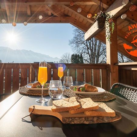 Swiss Alps View Apartment - Contactless Self Check-In 툰 외부 사진